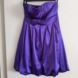 Ruby Rox Purple Strapless Dress (Size S)